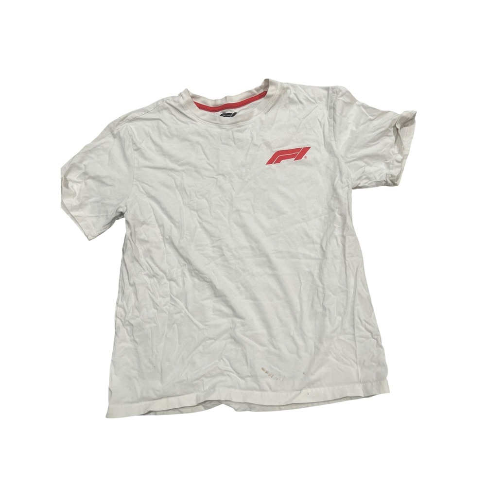 Formula 1 Racing Division T-Shirt Mens M White Graphic Tee Sz M F1 Motorsport